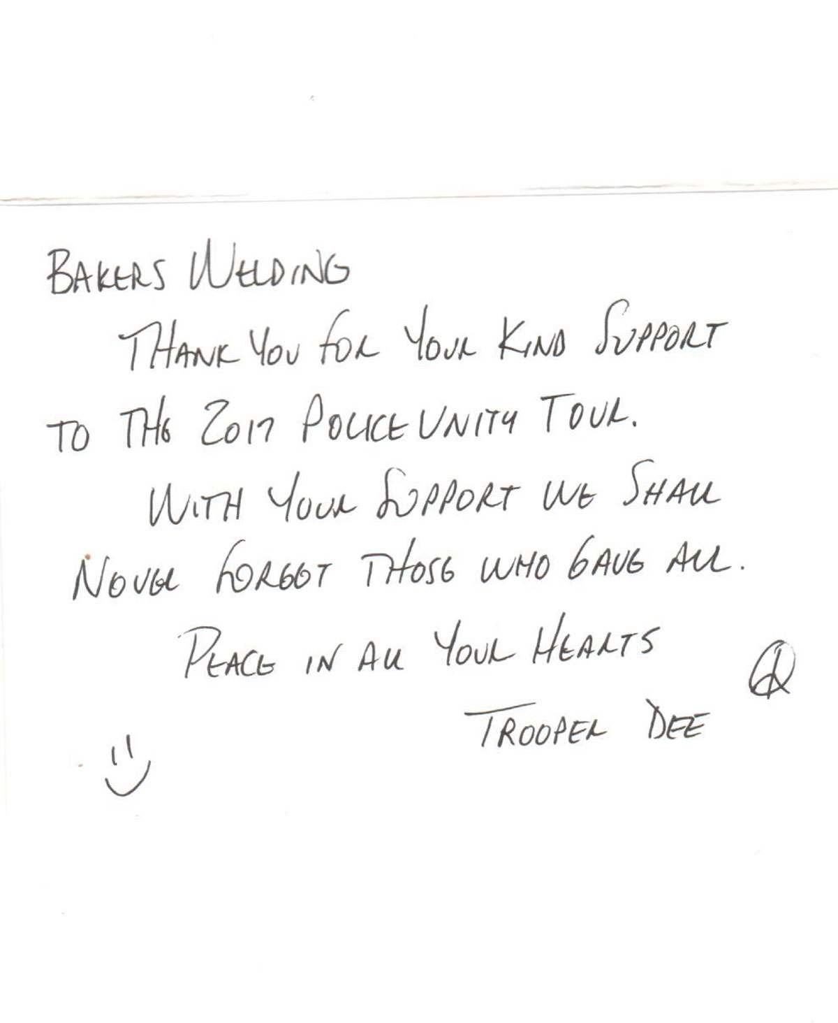 Bakers Welding Crane Customer Testimonial 3