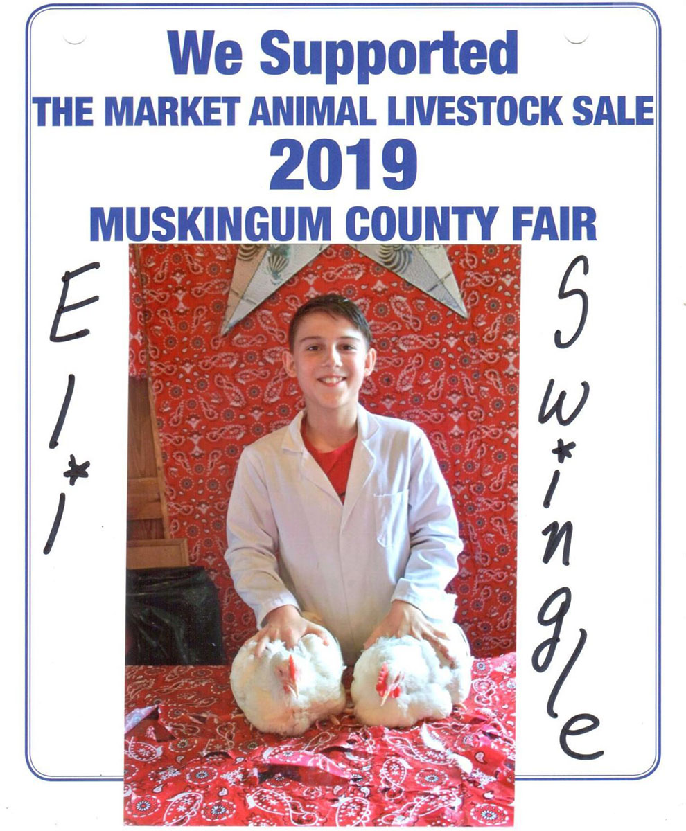 Bakers Welding Crane Giving Back Muskingum County Fair 2019 8