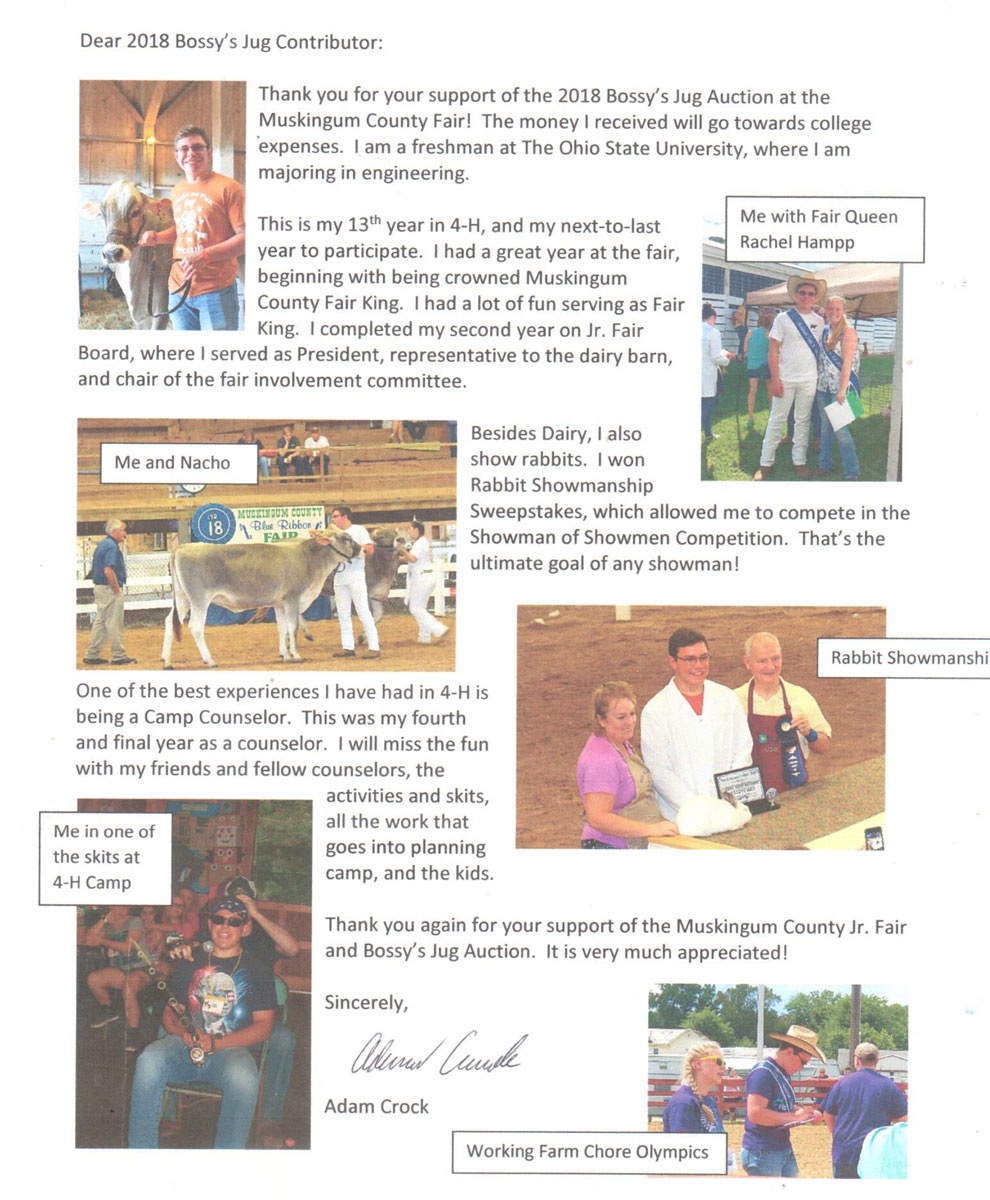 Bakers Welding Crane Giving Back Oct 1